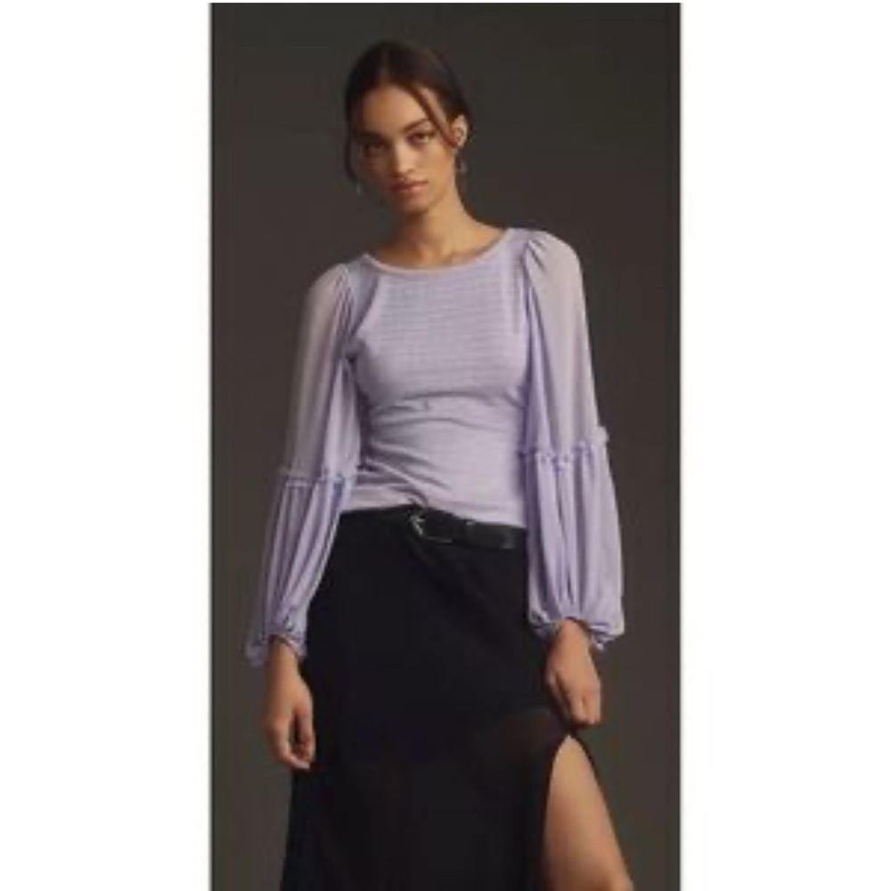 Anthropologie Lavender Women's Top